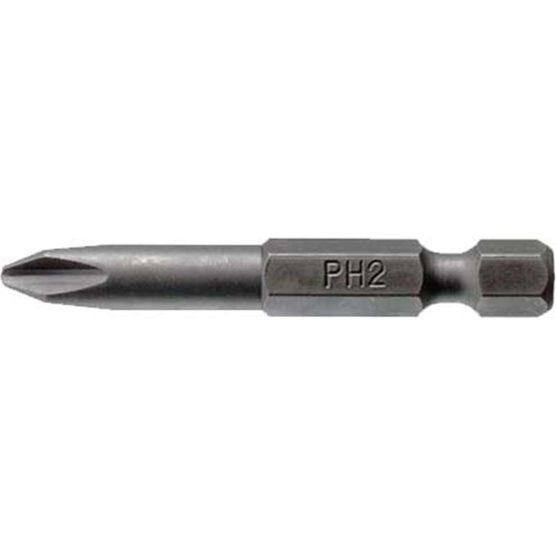 High-quality Teng 2Pc 1/4in Hex PH#2 bits, 70mm long, ideal for precise woodworking and assembly with free shipping in NZ.