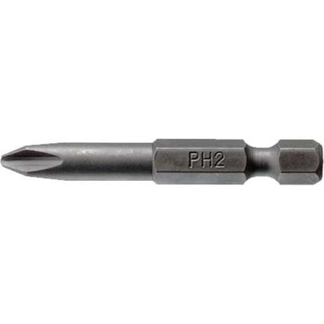 High-quality Teng 2Pc 1/4in Hex PH#2 bits, 70mm long, ideal for precise woodworking and assembly with free shipping in NZ.
