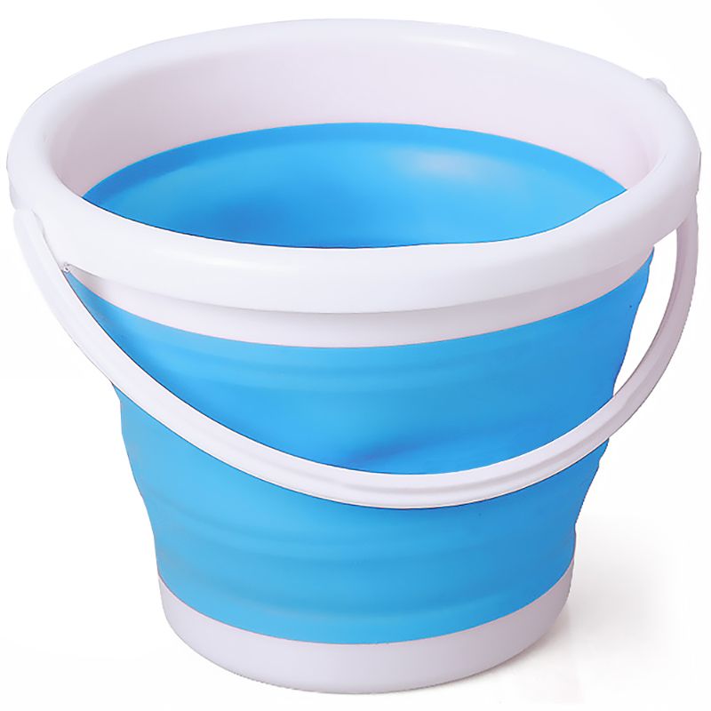 ProMarine Collapsible Bucket in durable thermoplastic, 10L capacity, perfect for outdoor activities and easy storage.