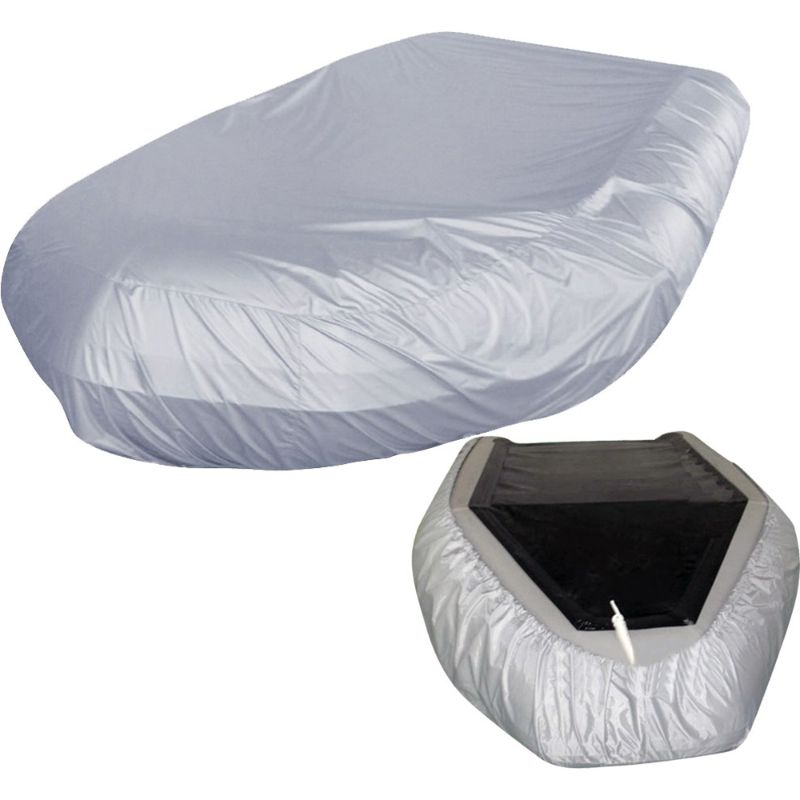 ProMarine Inflatable Cover in light grey, crafted from durable 420D oxford fabric for 2.7m tender protection against elements.