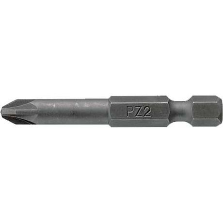 Teng 2Pc Hex PZ#2 screwdriver bits, 70mm long, designed for precision in tight spaces, ideal for various screwdriving tasks.