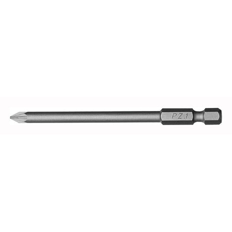 Image of Teng Bits PZ#1 89mm screwdriver bit, showcasing its durable S2 material and optimized design for high-performance tasks.