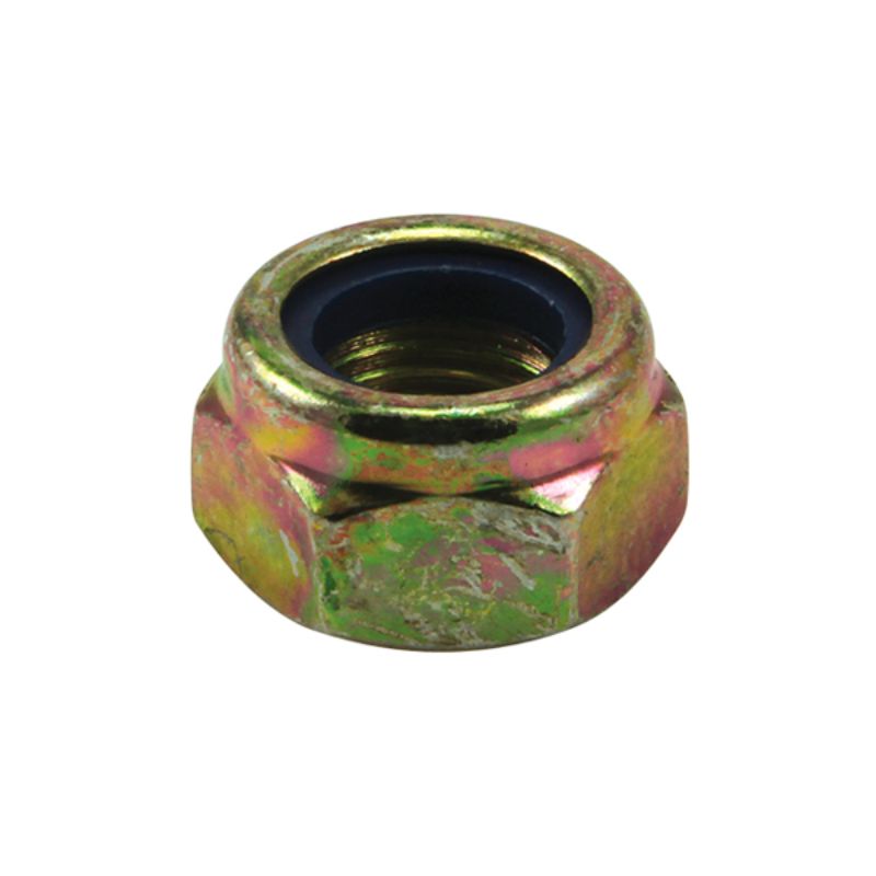 Champion Nyloc Nut 1/4in UNF - GR5, a durable lock nut with nylon insert for superior grip and corrosion resistance.