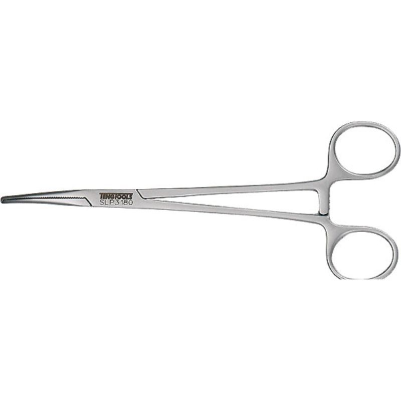 Teng 160mm self-locking pliers with curved serrated jaws, stainless steel build, and three-step locking function.