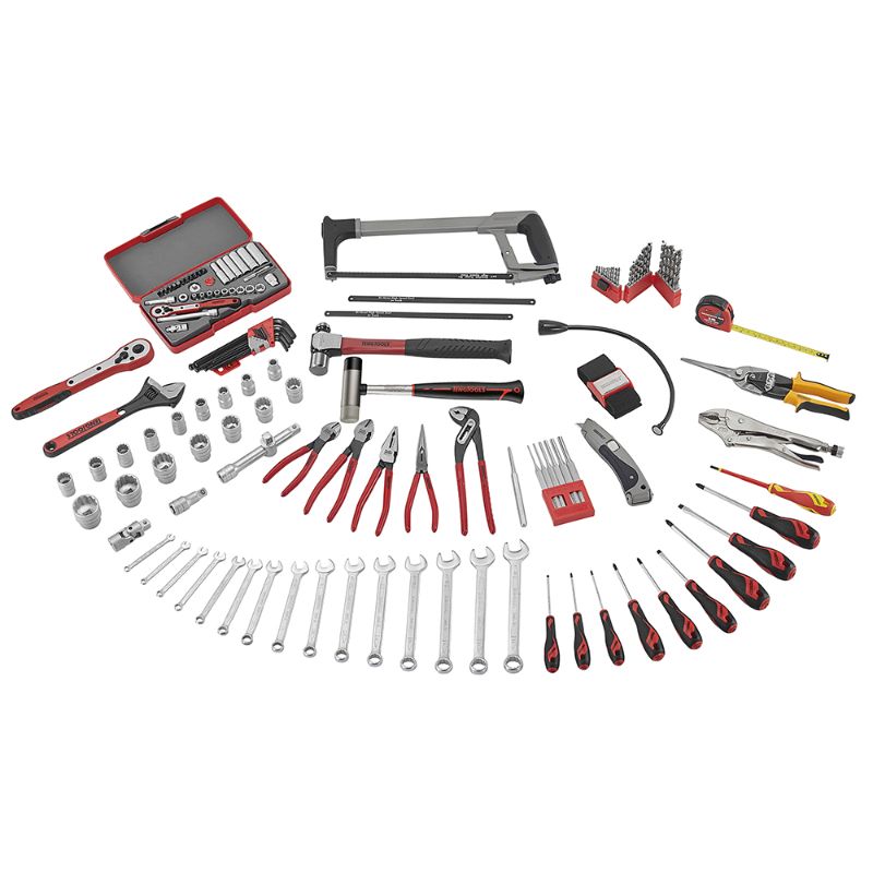 Teng 144pc Tool Kit with TC540 Toolbox, featuring high-quality tools for DIY and professional tasks, all efficiently stored.