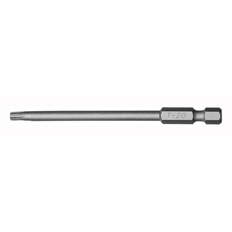 Teng Bits TX20 89mm Torx bit made from durable S2 material, ideal for power tools, with corrosion-resistant finish.