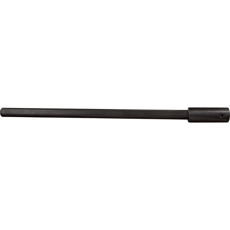 Bi-metal holesaw extension bar, 300mm long, ideal for deep drilling in wood, metal, and plastics, with universal fit and free shipping.
