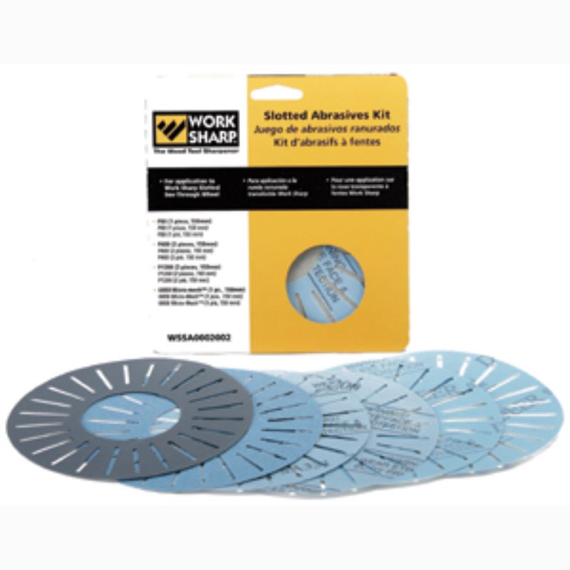WS Slotted Abrasive Kit for WS3000, designed for efficient sanding, surface prep, and optimal dust extraction in woodworking.
