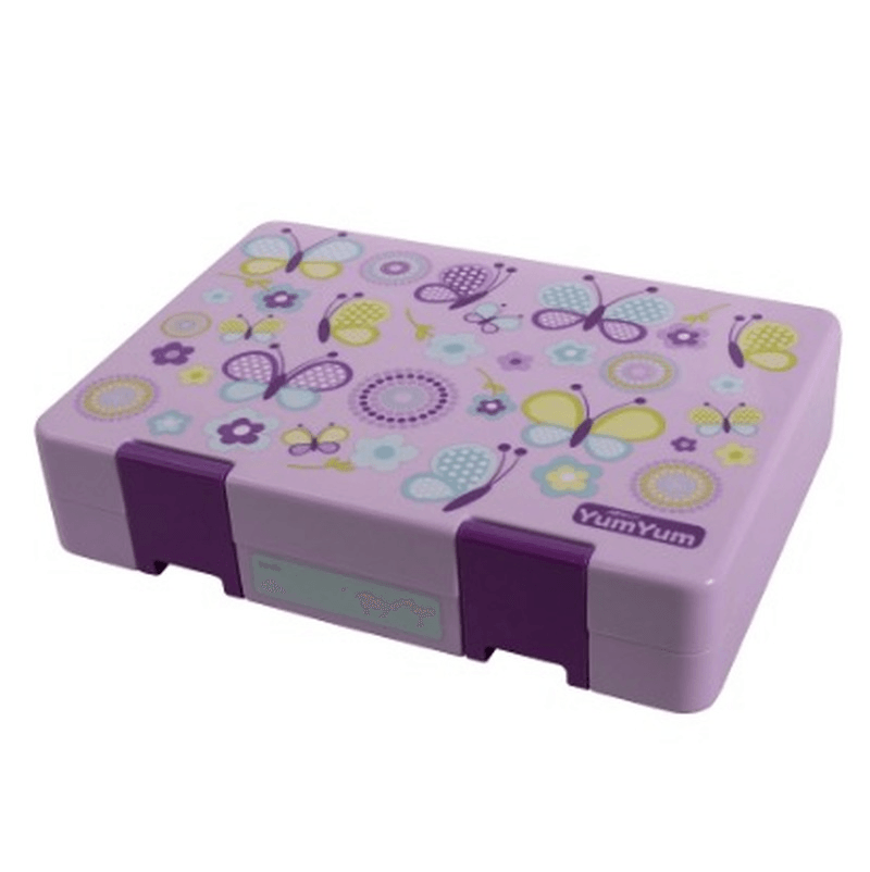 Stylish Avanti Yum Yum Bento Box in butterfly design with leakproof compartments for varied and nutritious meals on-the-go.