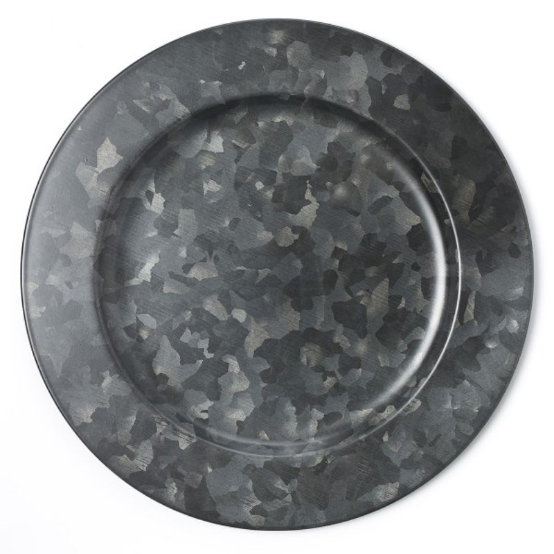 Chef Inox 280mm Coney Black Plate, stylish and durable for elegant dining, perfect for any meal presentation.