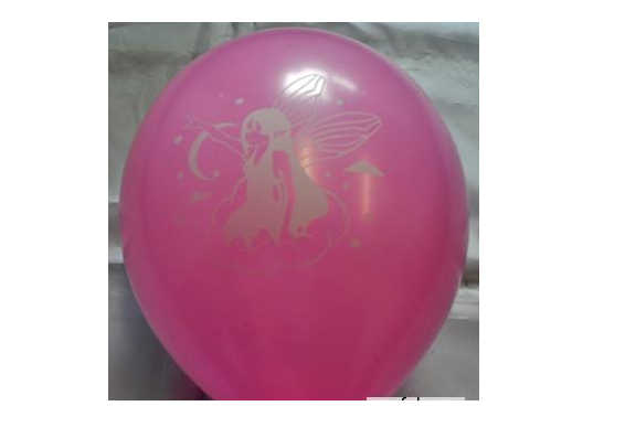 Pack of 10 Fairy Pink Balloons, 30cm, perfect for kids' parties and celebrations, durable for helium or air inflation.