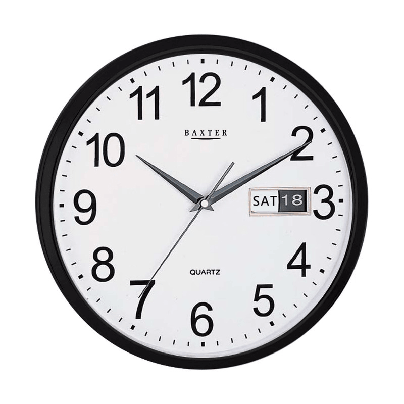 Baxter Windsor With Clock Day And Date 32cm Black