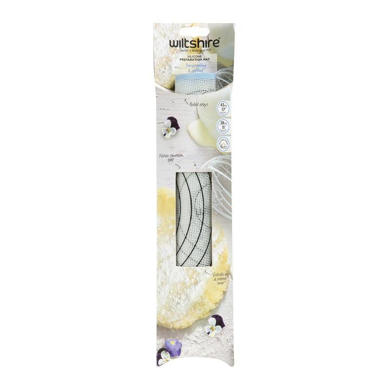 Silicone baking mat from Wiltshire, non-stick, oven safe, perfect for cookies and easy cleanup, now at clearance price.