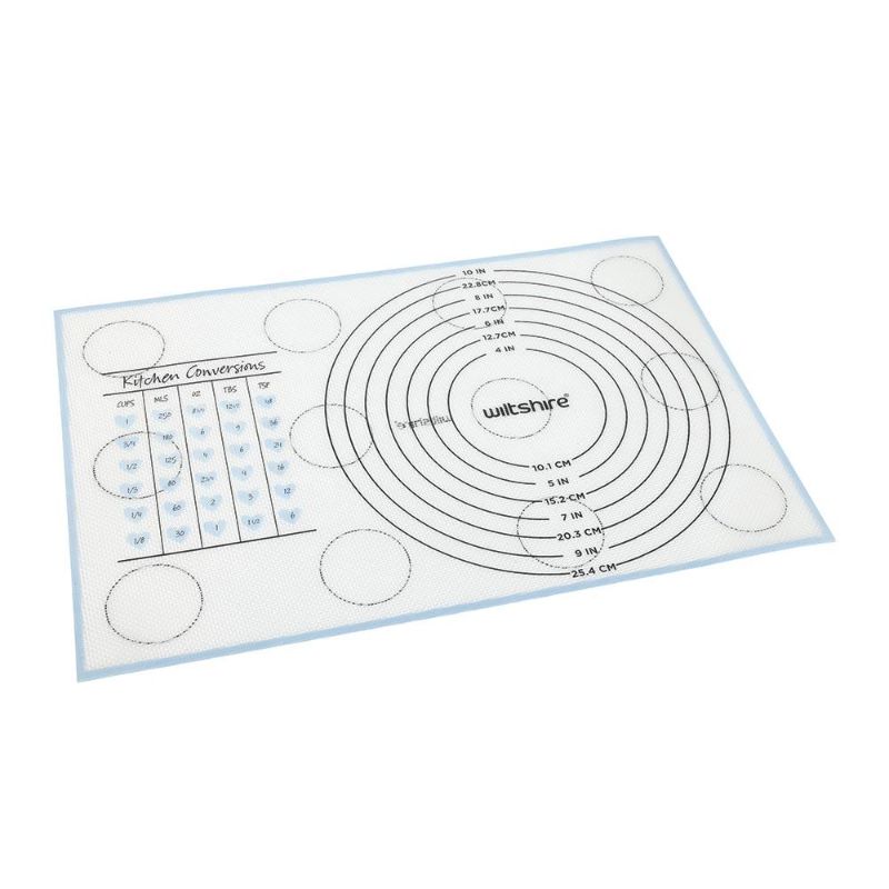 Versatile Wiltshire silicone baking mat for easy food prep, non-stick, oven safe up to 230°C, eco-friendly, and easy to clean.