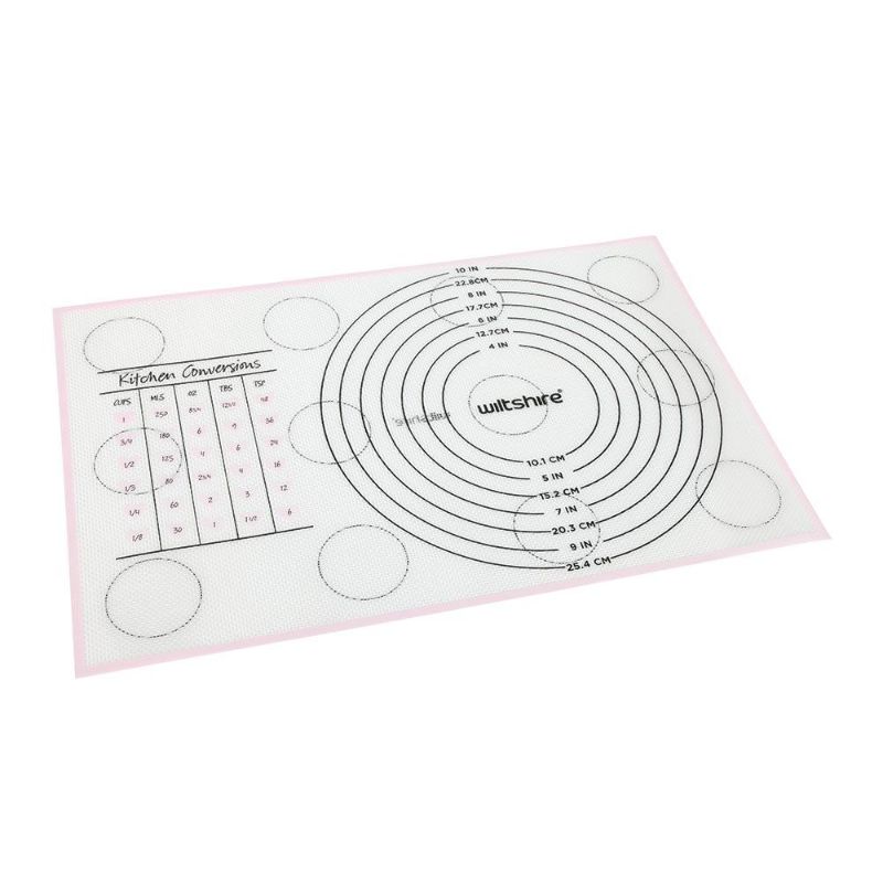 Versatile silicone baking mat from Wiltshire, non-stick and oven safe up to 230°C, perfect for effortless baking.