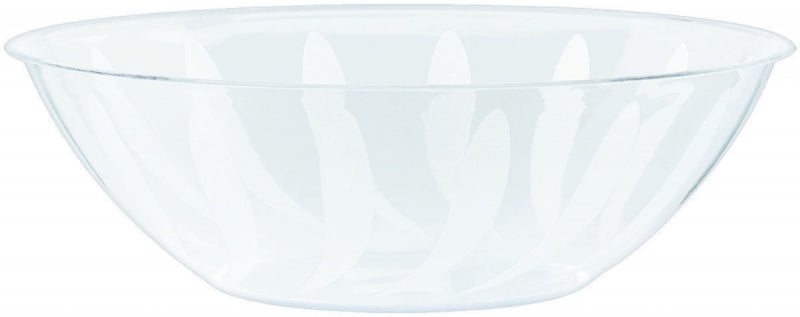 Plastic Swirl Bowl - 9.4L (Clear)