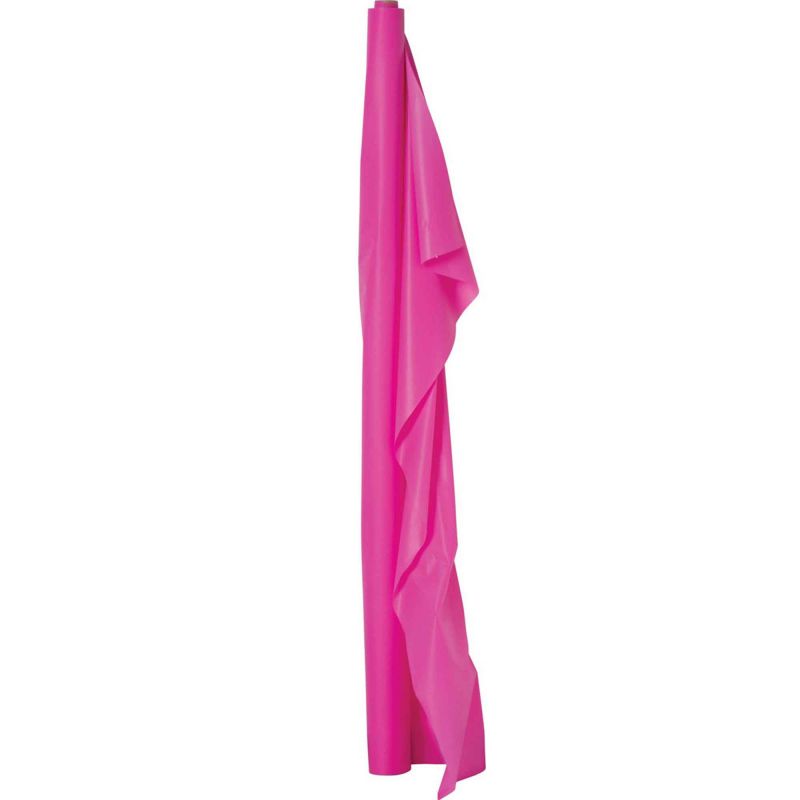 Plastic Table Roll - 30.48m (Bright Pink)