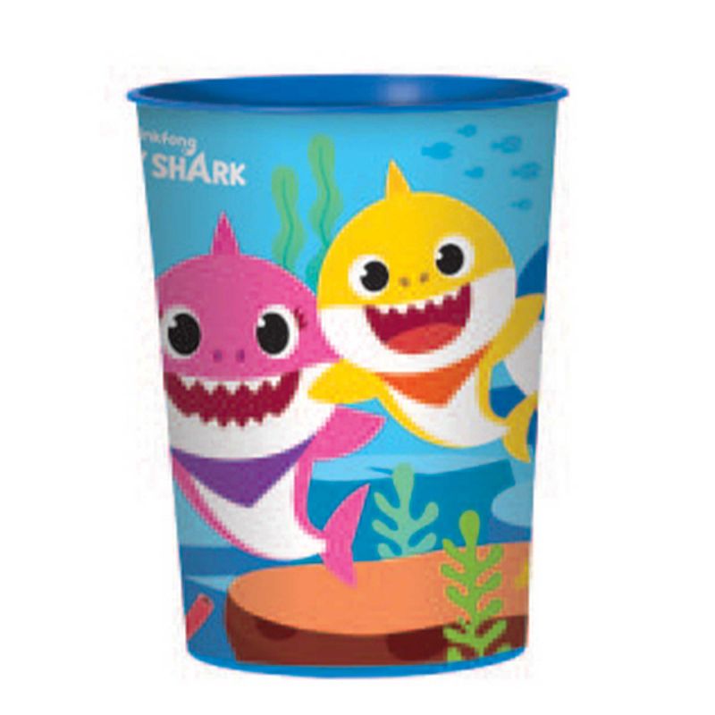 Plastic Favor Cup Plastic - Baby Shark (473ml )