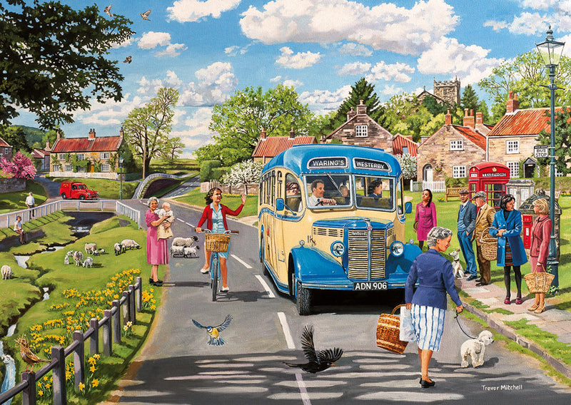 Gibsons: The Country Bus (4 x 500pc Puzzle)