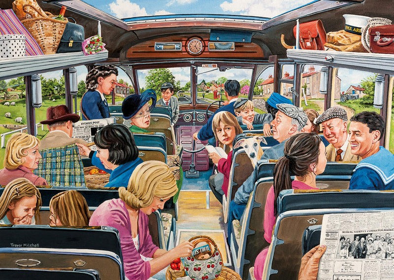 Gibsons: The Country Bus (4 x 500pc Puzzle)