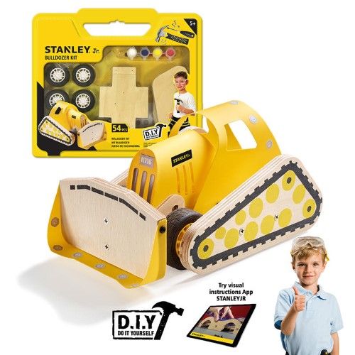Stanley Jr: Bulldozer Kit (54Pcs)