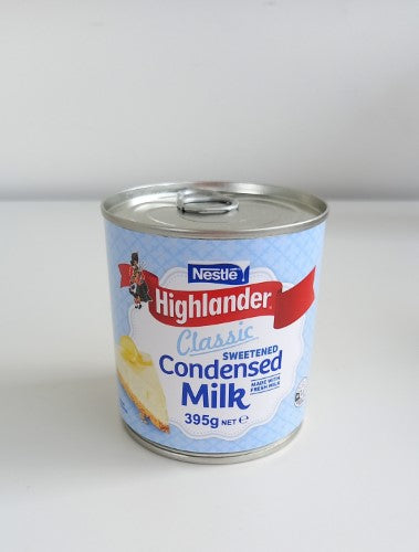 Milk Sweetened Condensed Highlander 395gm - TIN