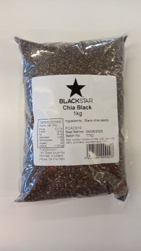 Seeds Chia Black 1kg  - Packet