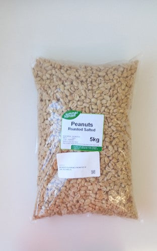 Peanuts Blanched Roasted & Salted 5kg  - BAG