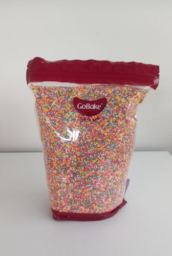 Sprinkles Rainbow Hail 1kg Gobake  - Packet