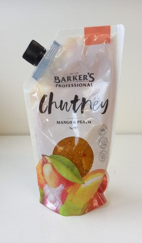 Chutney Mango & Peach 1kg Barkers  - Packet