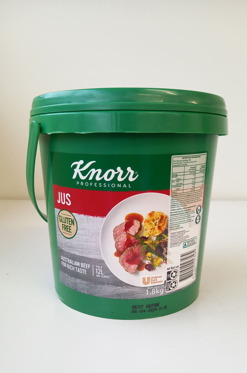 Gravy Jus Sauce Mix Knorr Gluten Free 1.8kg  - TUB