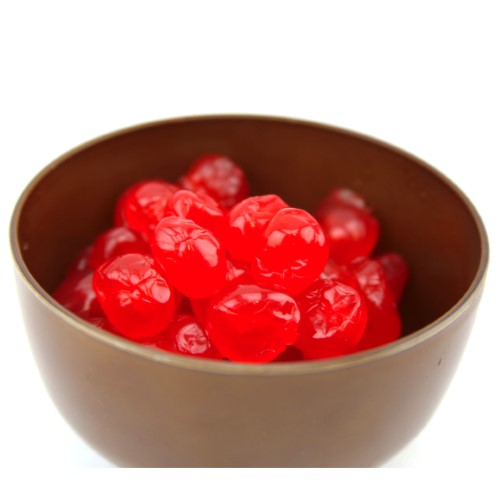 Cherries Glaze Red Whole 1kg  - Packet