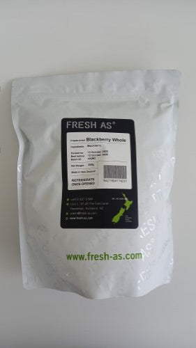 Blackberries Whole Freeze Dried 200gram Fresh As - Packet
