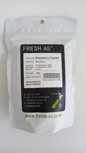 Raspberry Powder Freeze Dried 180gram Fresh As - Packet