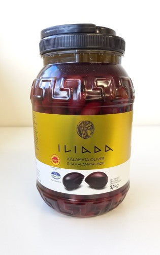 Olives Kalamata Whole Jumbo Iliada 3.1kg   - JAR