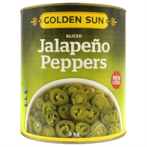 Jalapenos Sliced Golden Sun/La Morena A/10 - TIN