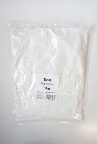 Salt Fine Iodised 1kg - Packet