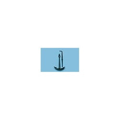 Durable plastic stock anchors for model boats, pack of 2, lightweight, resistant to fresh and saltwater, easy to install.
