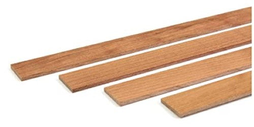 Premium Annegre wood strips 0.7 x 3 x 550mm (50 pcs) for model ship building, ensuring durability and aesthetic appeal.