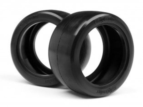 Falken 34mm slick tires (pack of 2) for 1/10 RC cars, offering superior grip, handling, and quick replacements for competitive racing.