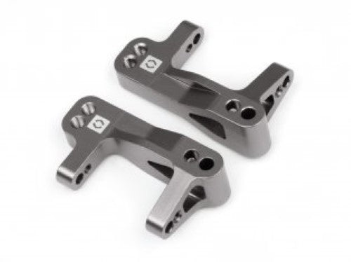 Aluminum C hub set for HPI Racing models, enhancing durability and handling for optimal performance in RC vehicles.