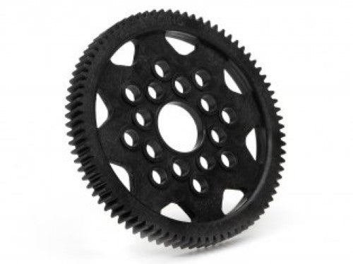 High-performance Radio Control Spur Gear 81T for optimizing torque and speed in RC vehicles, crafted for precision engineering.