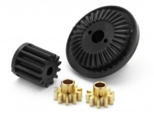 Precision-engineered Micro RS4 diff pinion gears for enhanced performance and durability in HPI Racing RC cars.