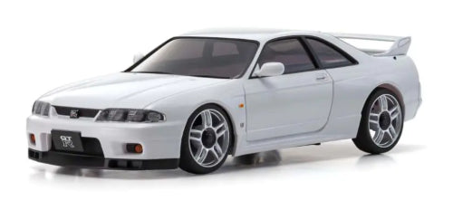Radio Control MA-020 R33 GT-R RC car with LED lights and gyro, designed for high-speed racing and precision control.