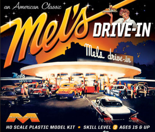 Plastic Kitsets - 1/87 Mel's Drive in (Pack of - HO Scale)