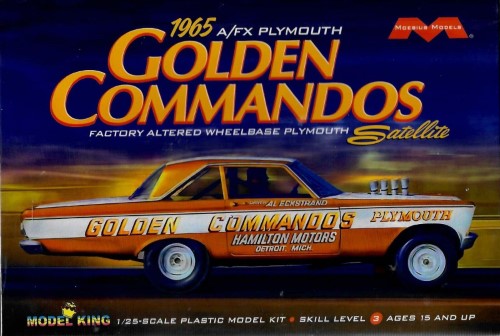 Plastic Kitsets - 1/25 Plymouth Golden Commando