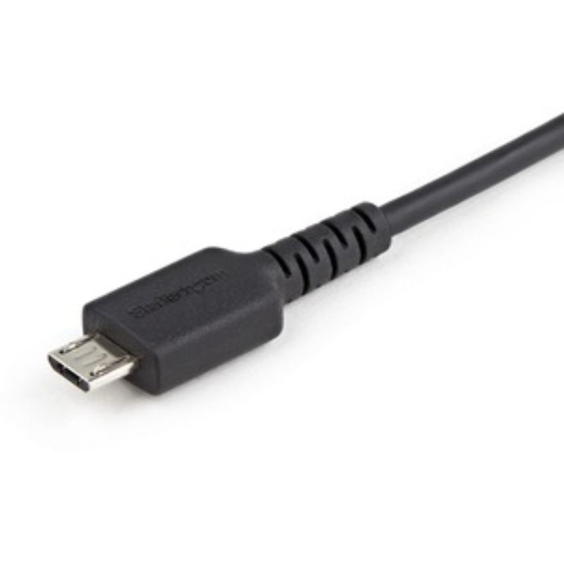 Secure 1m Micro-USB/USB data transfer cable for safe charging, preventing data theft with power-only connection.