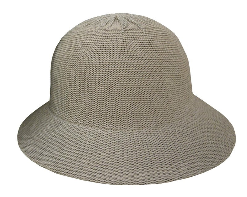 Chic wheat-colored Summer Cloche Hat, 58cm, with UPF 50+ protection and adjustable fit for stylish sun safety.