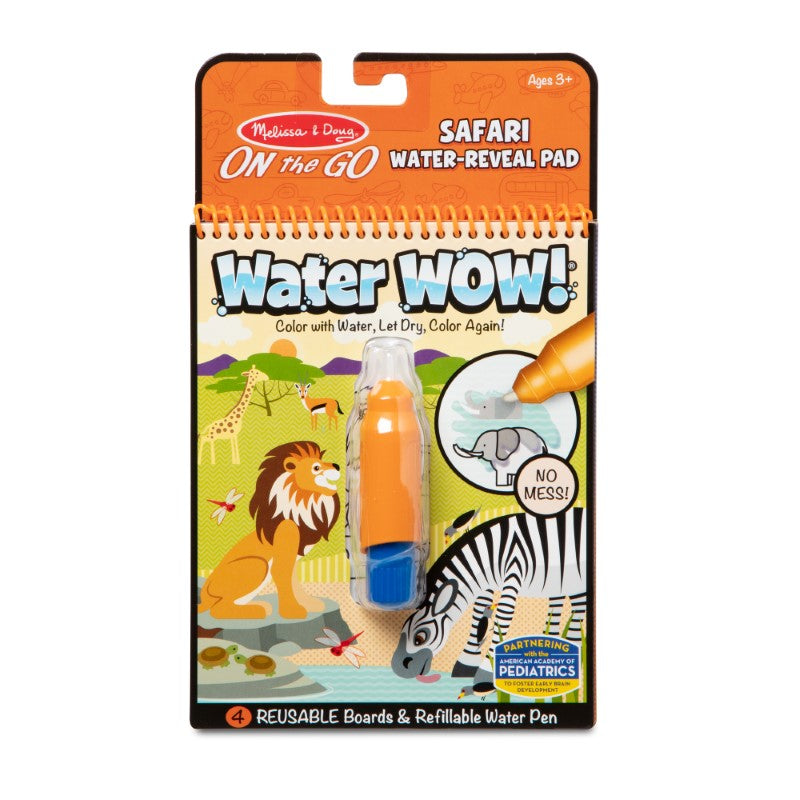 Colouring Book - Water Wow! Safari Water Reveal Pad - Melissa & Doug
