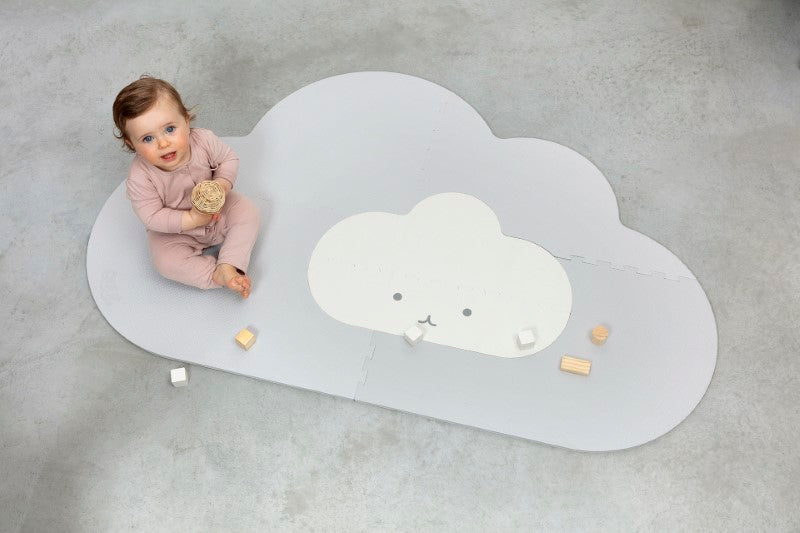 Playmat - Head in the Clouds S (Pearl Grey) - Quut Water Toys
